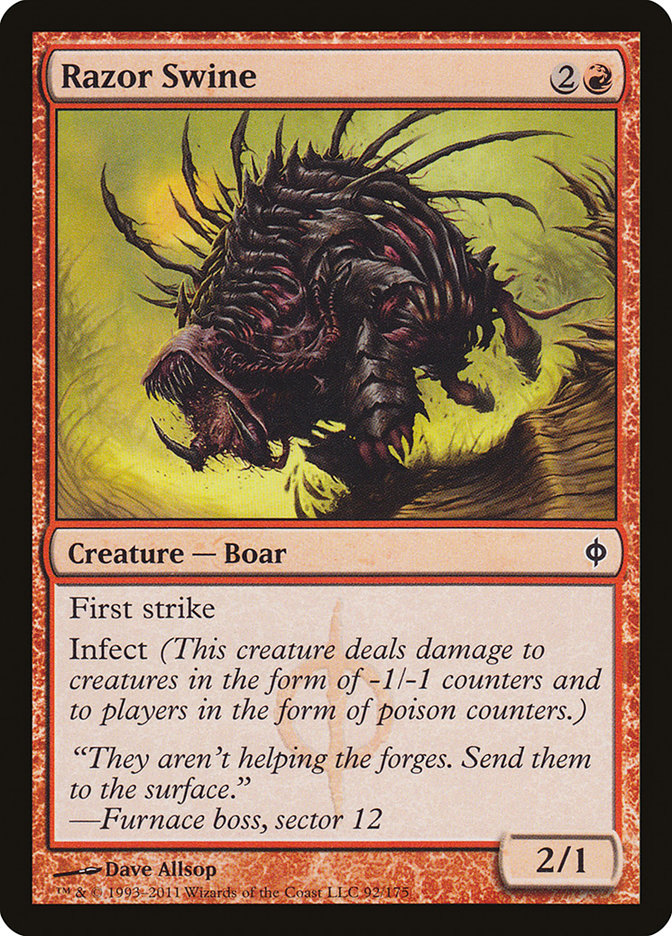 Razor Swine [New Phyrexia] | Play N Trade Winnipeg