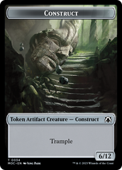 Phyrexian Golem // Construct Double-Sided Token [March of the Machine Commander Tokens] | Play N Trade Winnipeg