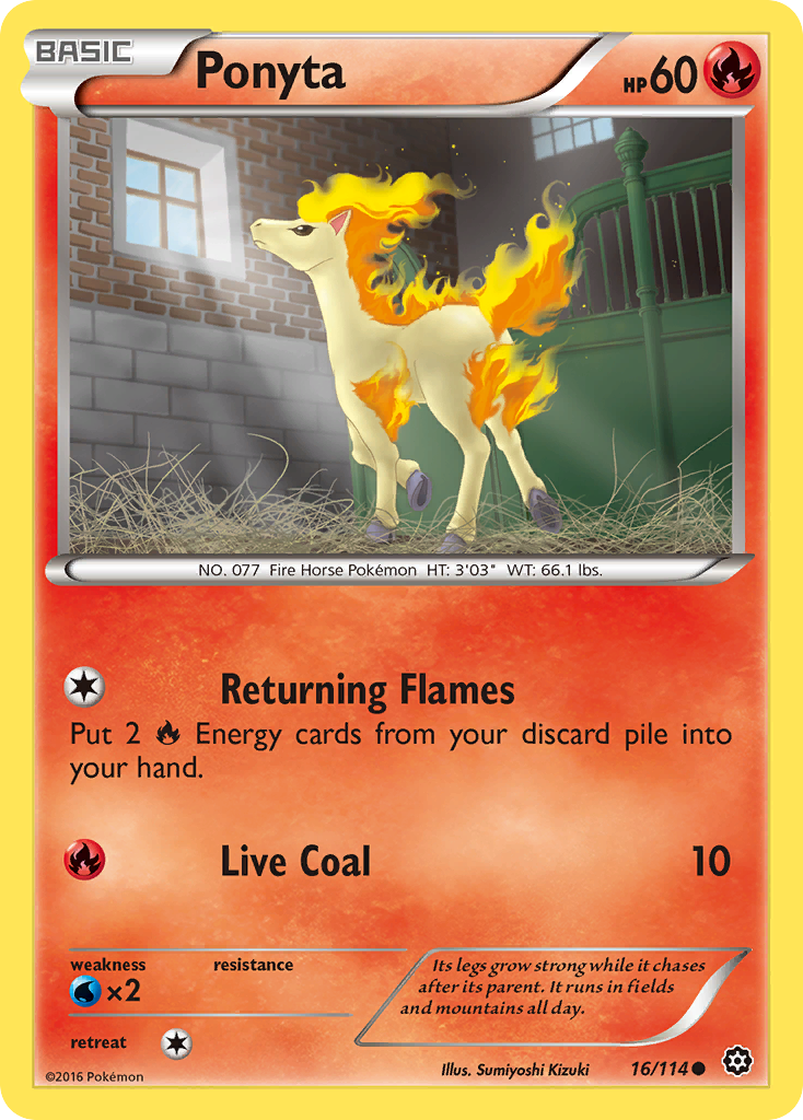 Ponyta (16/114) [XY: Steam Siege] | Play N Trade Winnipeg