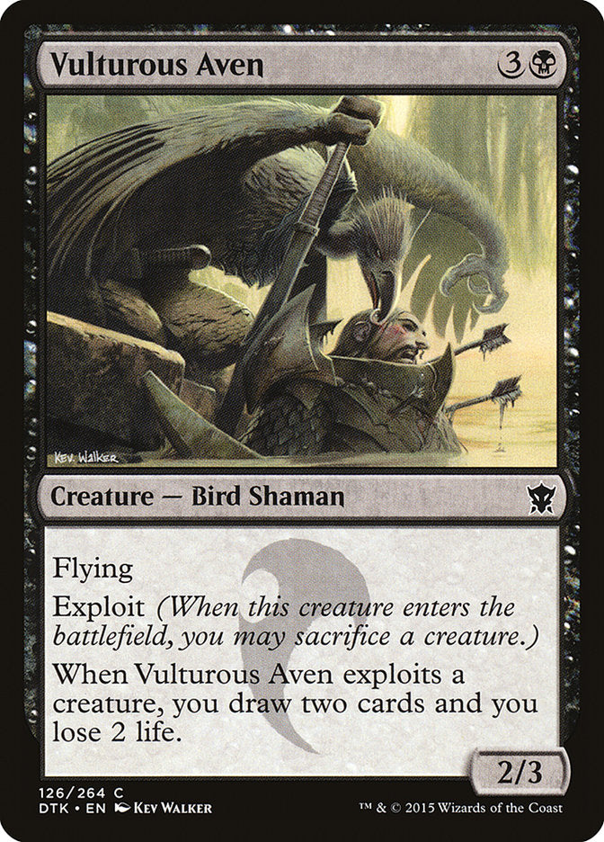 Vulturous Aven [Dragons of Tarkir] | Play N Trade Winnipeg