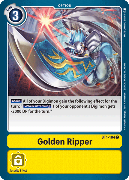 Golden Ripper [BT1-104] [Release Special Booster Ver.1.0] | Play N Trade Winnipeg