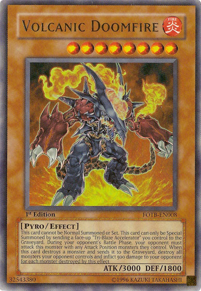 Volcanic Doomfire [FOTB-EN008] Ultra Rare | Play N Trade Winnipeg