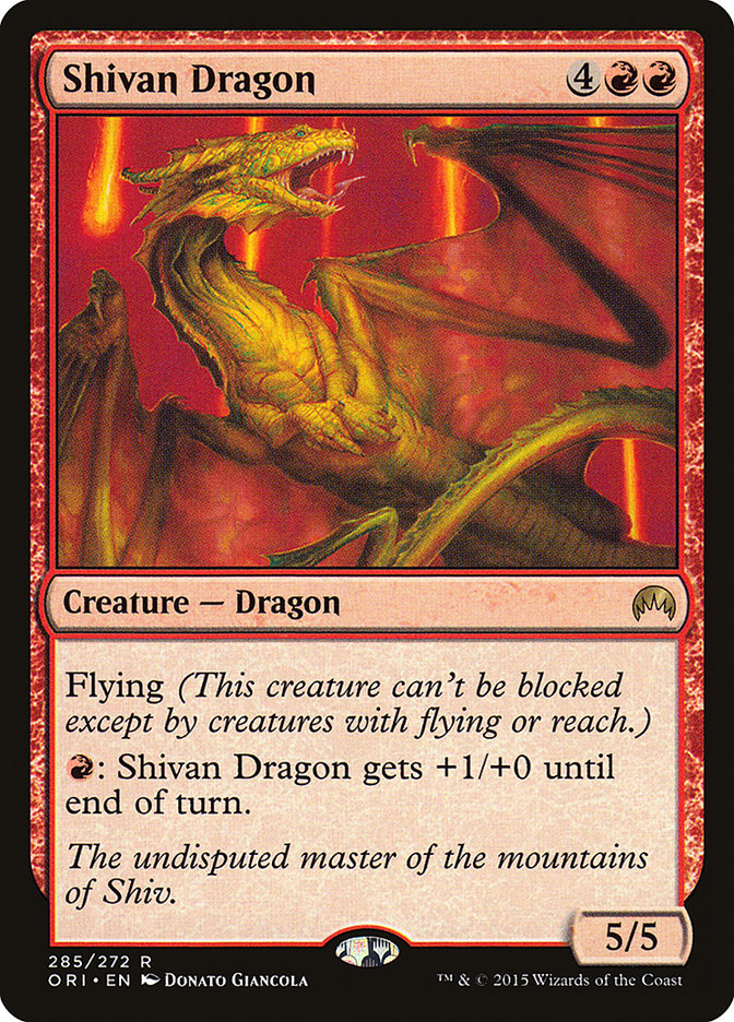 Shivan Dragon [Magic Origins] | Play N Trade Winnipeg