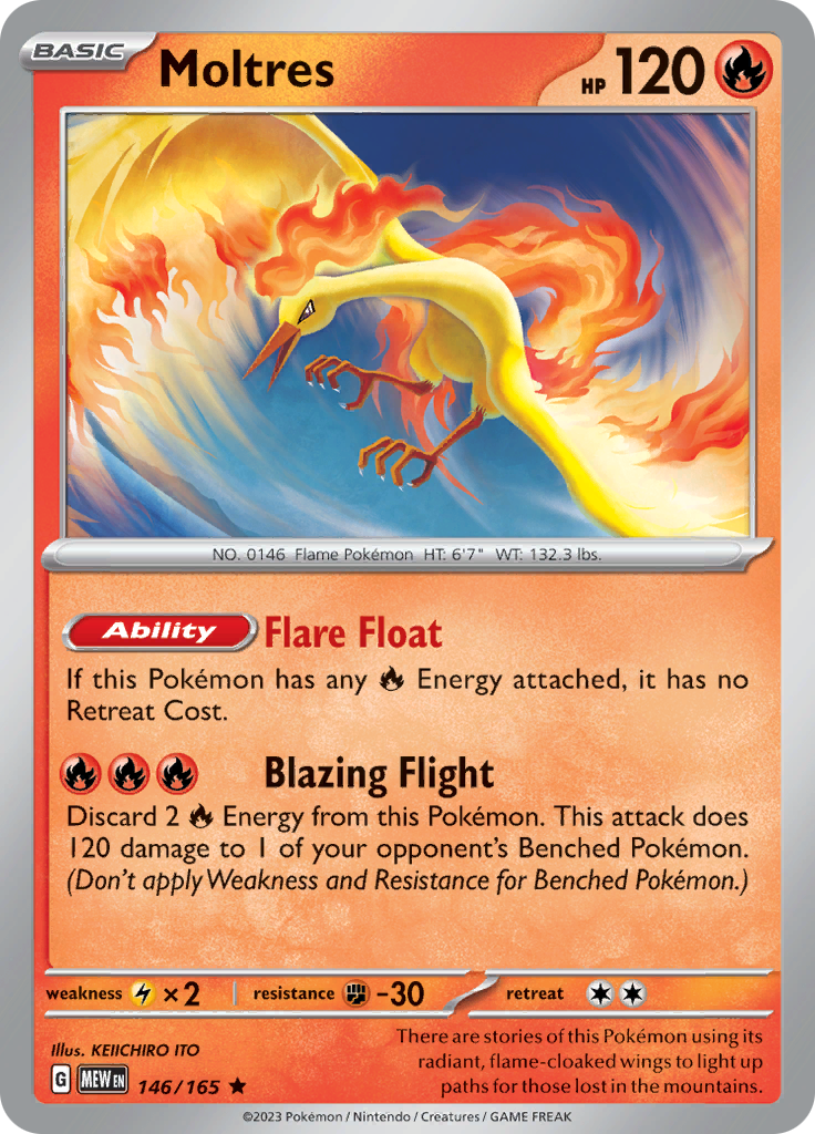 Moltres (146/165) [Scarlet & Violet: 151] | Play N Trade Winnipeg