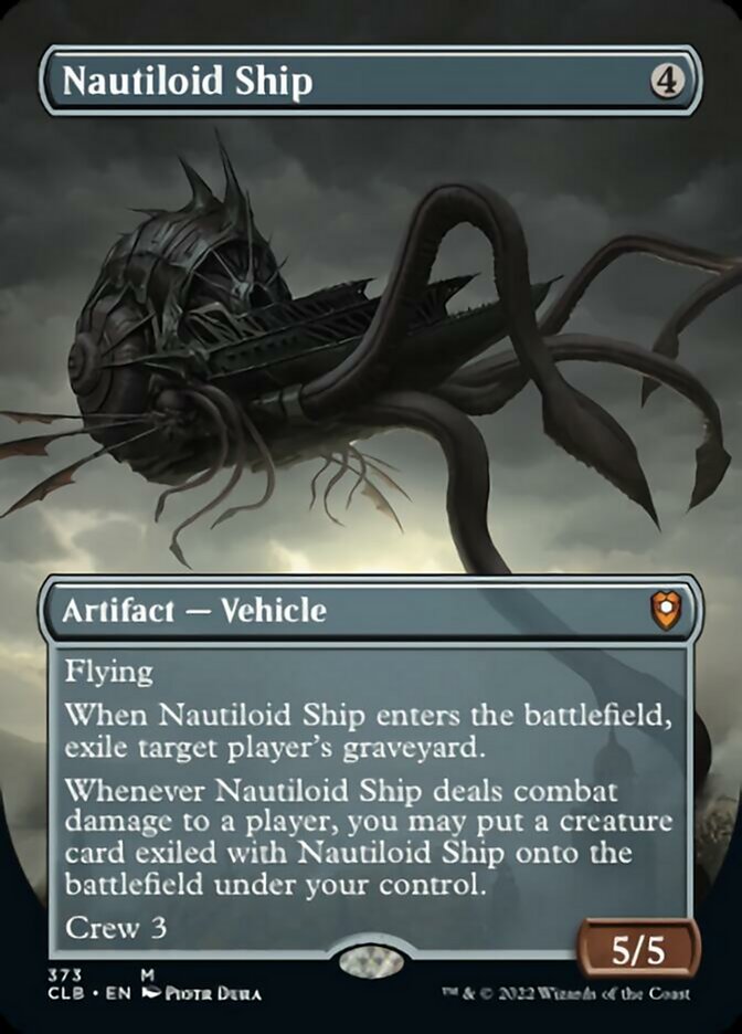 Nautiloid Ship (Borderless Alternate Art) [Commander Legends: Battle for Baldur's Gate] | Play N Trade Winnipeg