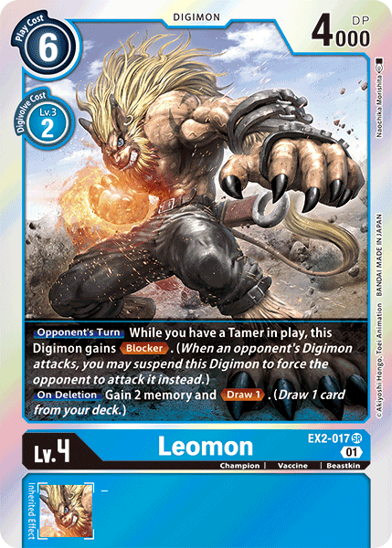 Leomon [EX2-017] [Digital Hazard] | Play N Trade Winnipeg