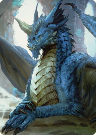 Young Blue Dragon Art Card [Commander Legends: Battle for Baldur's Gate Art Series] | Play N Trade Winnipeg