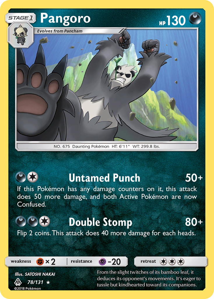 Pangoro (78/131) [Sun & Moon: Forbidden Light] | Play N Trade Winnipeg