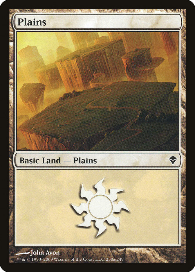 Plains (230a) [Zendikar] | Play N Trade Winnipeg