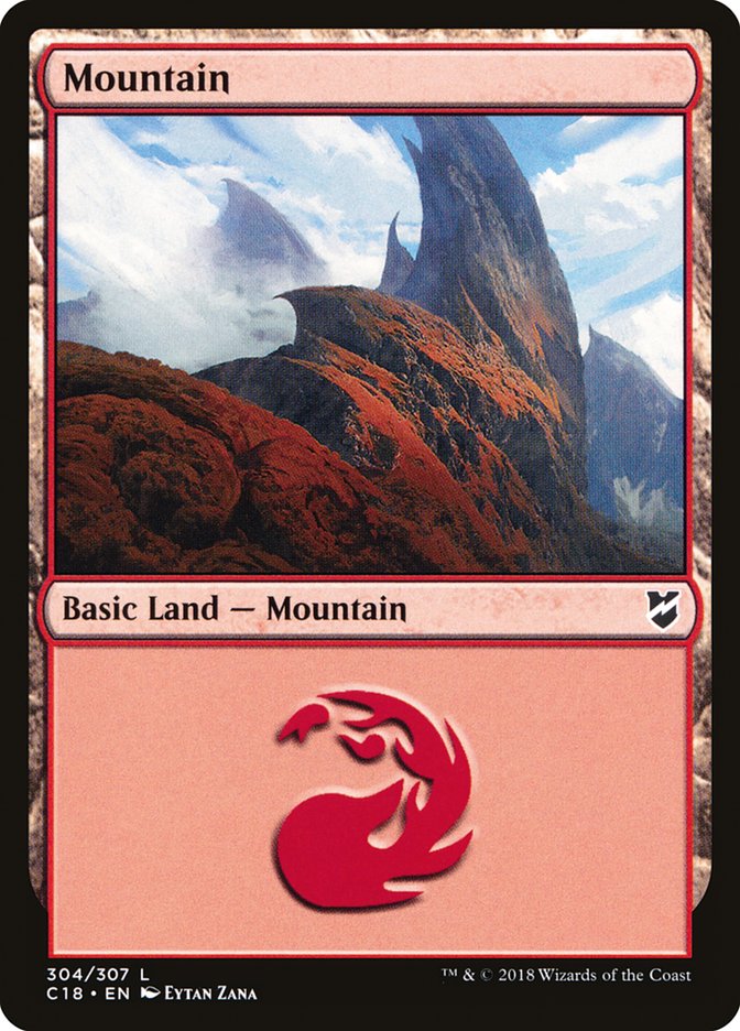 Mountain (304) [Commander 2018] | Play N Trade Winnipeg