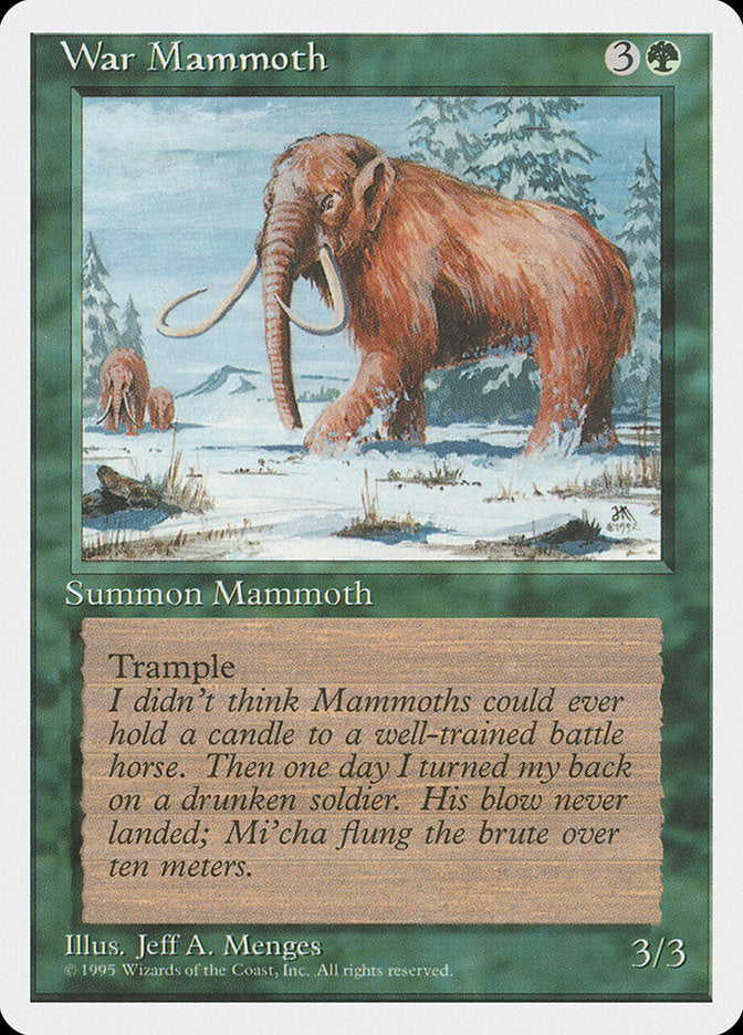 War Mammoth [Fourth Edition] | Play N Trade Winnipeg