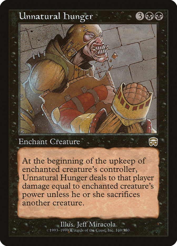 Unnatural Hunger [Mercadian Masques] | Play N Trade Winnipeg