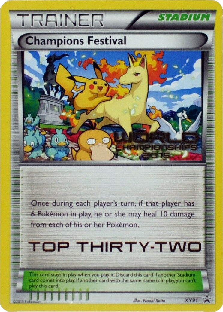 Champions Festival (XY91) (2015 Top Thirty-Two) [XY: Black Star Promos] | Play N Trade Winnipeg