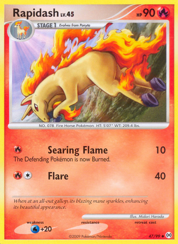 Rapidash (47/99) [Platinum: Arceus] | Play N Trade Winnipeg