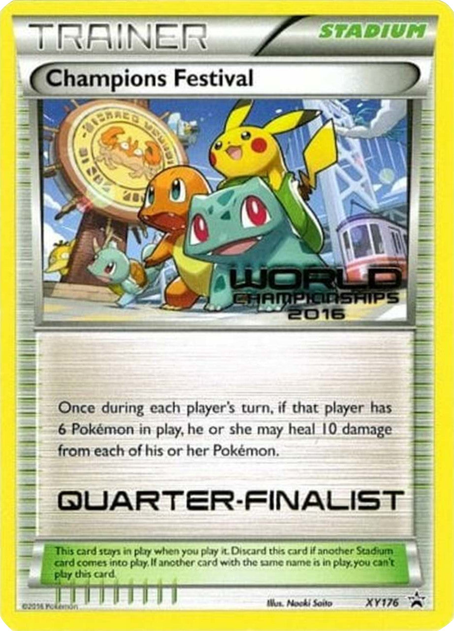 Champions Festival (XY176) (2016 Quarter Finalist) [XY: Black Star Promos] | Play N Trade Winnipeg