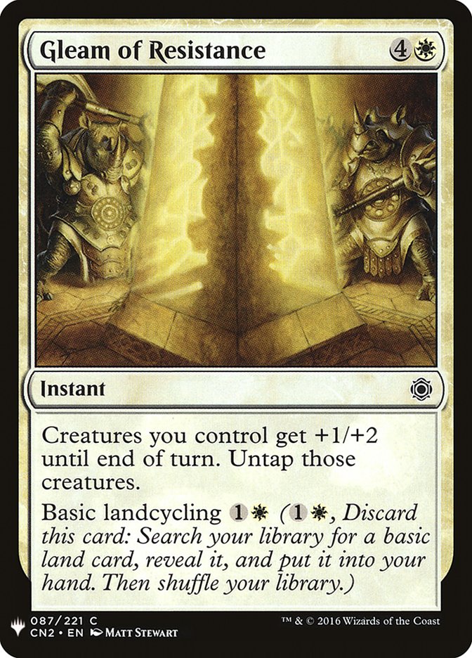 Gleam of Resistance [Mystery Booster] | Play N Trade Winnipeg