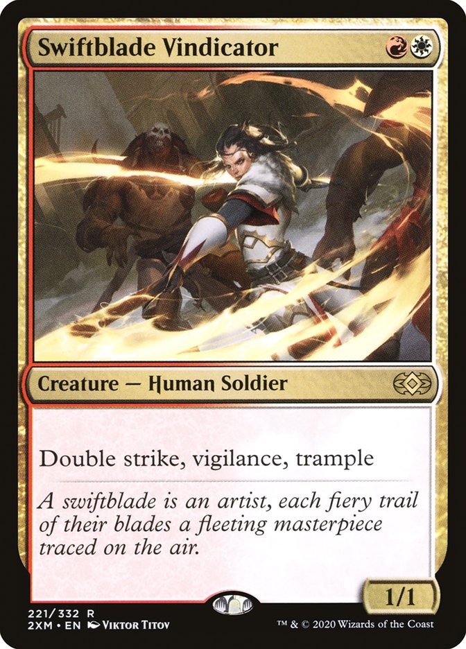 Swiftblade Vindicator [Double Masters] | Play N Trade Winnipeg