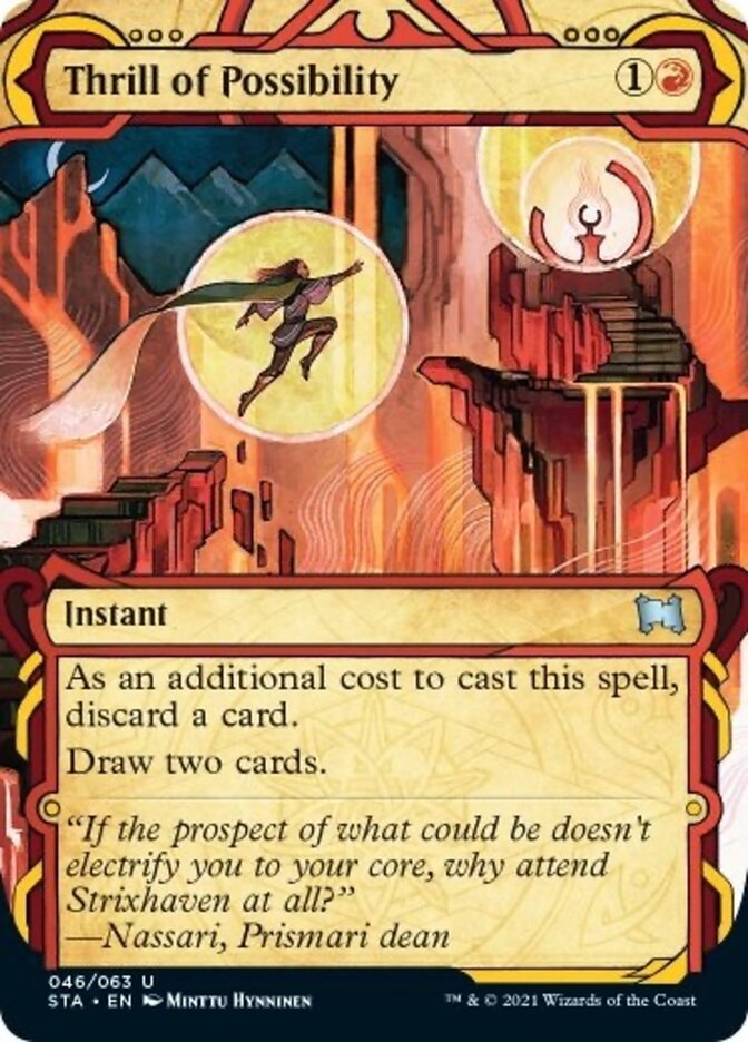 Thrill of Possibility (Etched Foil) [Strixhaven Mystical Archive] | Play N Trade Winnipeg