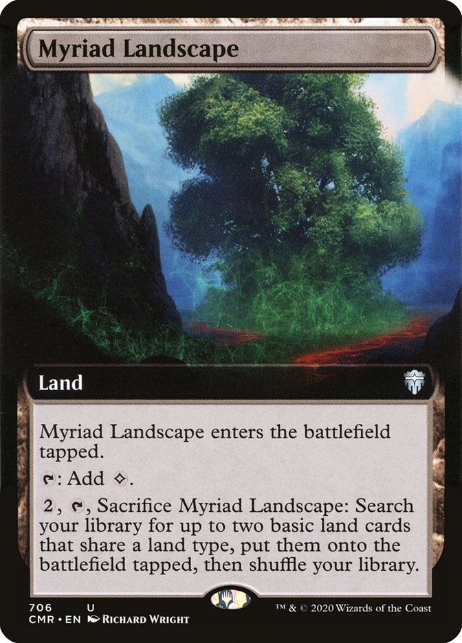 Myriad Landscape (Extended) [Commander Legends] | Play N Trade Winnipeg