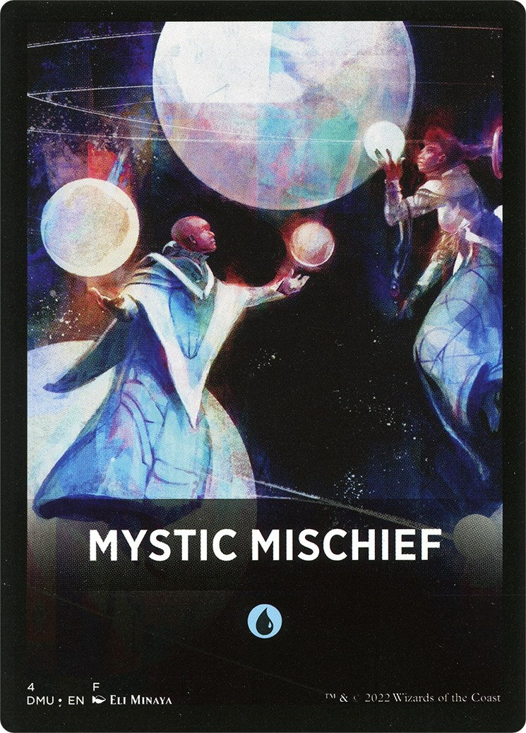 Mystic Mischief Theme Card [Dominaria United Tokens] | Play N Trade Winnipeg