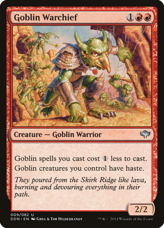 Goblin Warchief [Duel Decks: Speed vs. Cunning] | Play N Trade Winnipeg