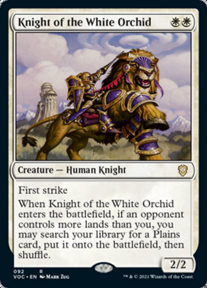 Knight of the White Orchid [Innistrad: Crimson Vow Commander] | Play N Trade Winnipeg