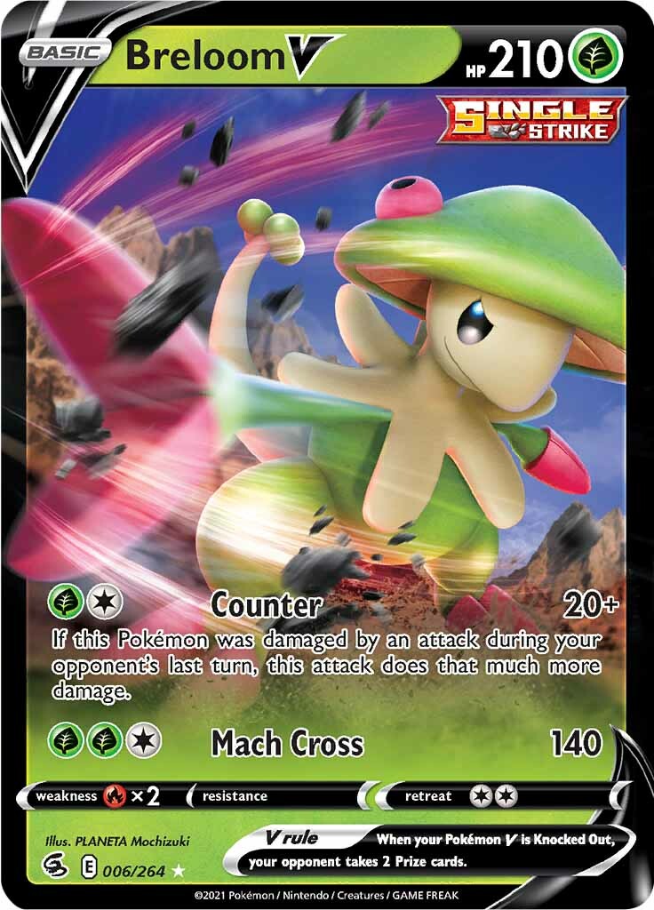 Breloom V (006/264) [Sword & Shield: Fusion Strike] | Play N Trade Winnipeg