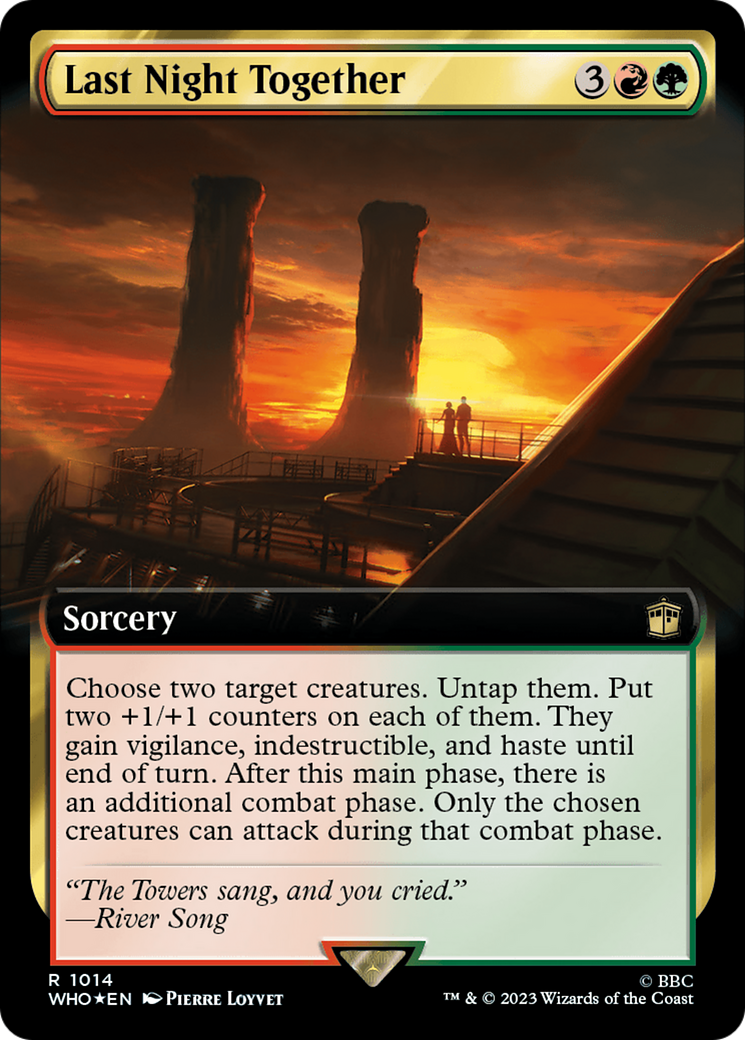 Last Night Together (Extended Art) (Surge Foil) [Doctor Who] | Play N Trade Winnipeg