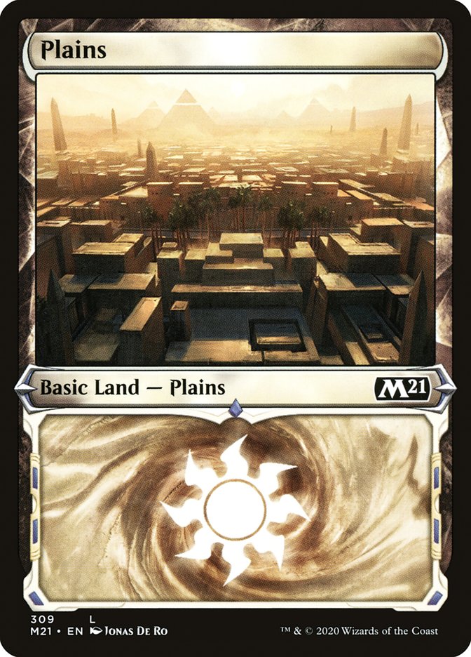 Plains (309) (Showcase) [Core Set 2021] | Play N Trade Winnipeg