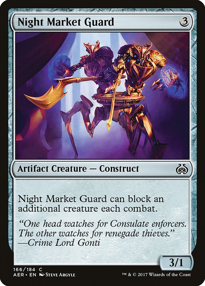 Night Market Guard [Aether Revolt] | Play N Trade Winnipeg