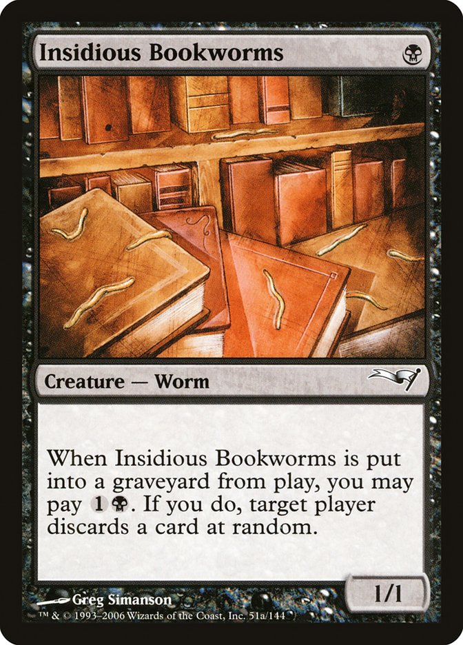 Insidious Bookworms [Coldsnap Theme Decks] | Play N Trade Winnipeg