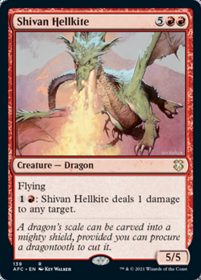 Shivan Hellkite [Dungeons & Dragons: Adventures in the Forgotten Realms Commander] | Play N Trade Winnipeg