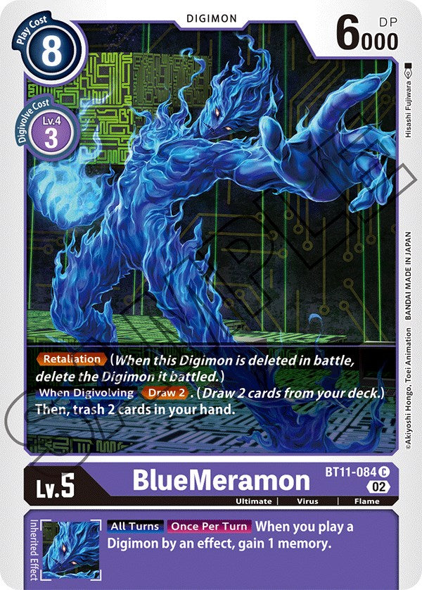 BlueMeramon [BT11-084] [Dimensional Phase] | Play N Trade Winnipeg