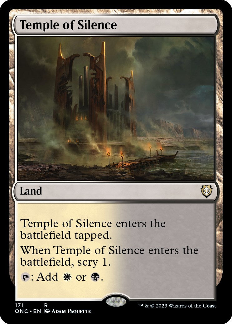 Temple of Silence [Phyrexia: All Will Be One Commander] | Play N Trade Winnipeg