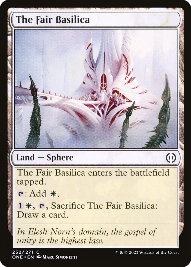 The Fair Basilica [Phyrexia: All Will Be One] | Play N Trade Winnipeg