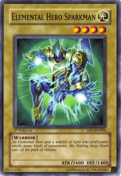 Elemental Hero Sparkman [DP1-EN004] Common | Play N Trade Winnipeg