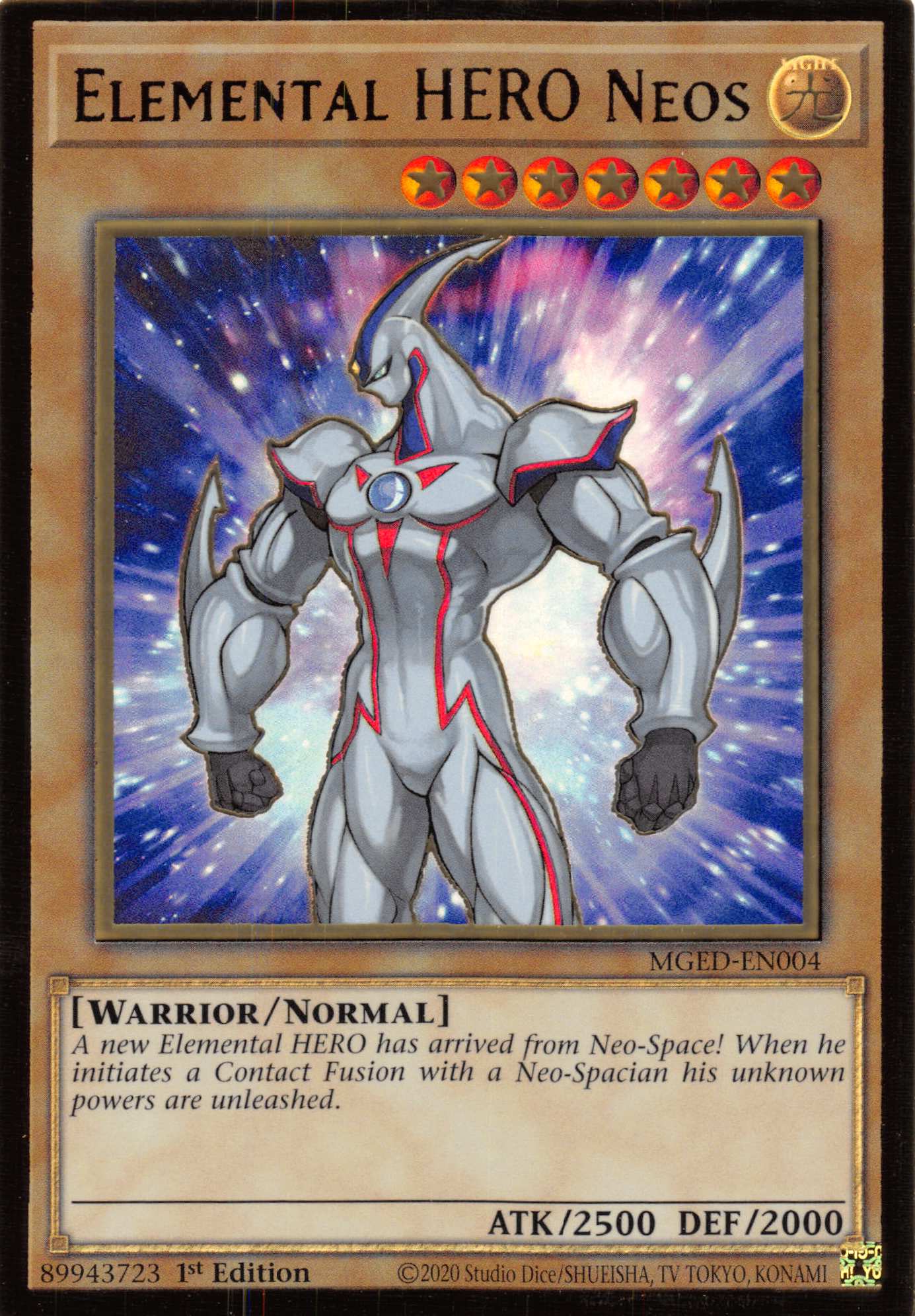 Elemental HERO Neos [MGED-EN004] Gold Rare | Play N Trade Winnipeg