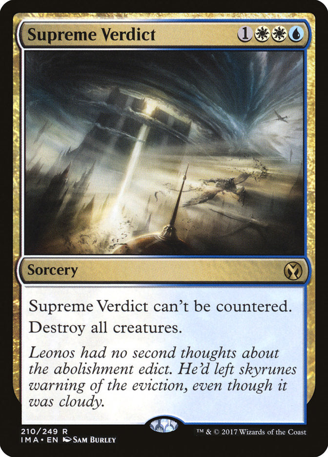 Supreme Verdict [Iconic Masters] | Play N Trade Winnipeg