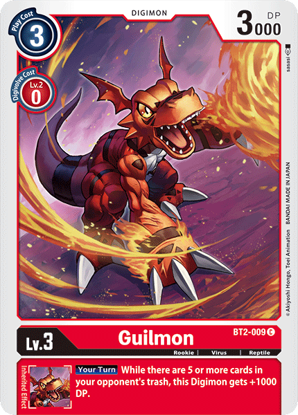 Guilmon [BT2-009] [Release Special Booster Ver.1.0] | Play N Trade Winnipeg