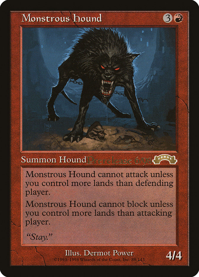 Monstrous Hound [Exodus Promos] | Play N Trade Winnipeg