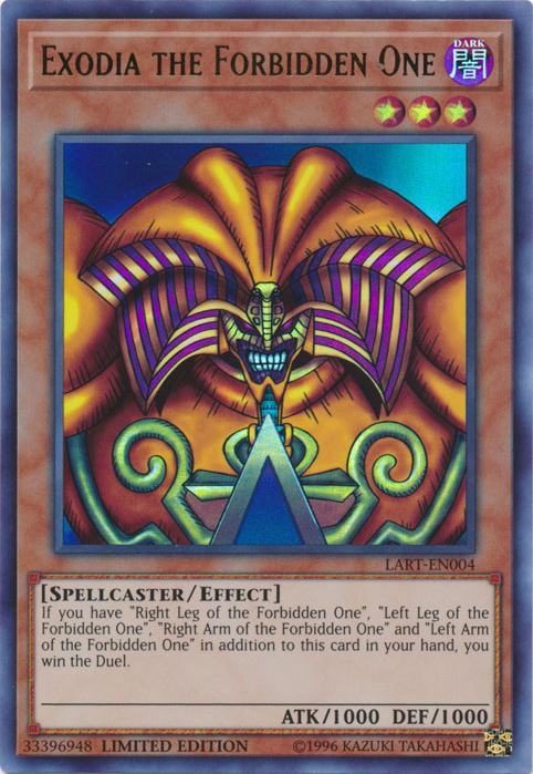 Exodia the Forbidden One [LART-EN004] Ultra Rare | Play N Trade Winnipeg