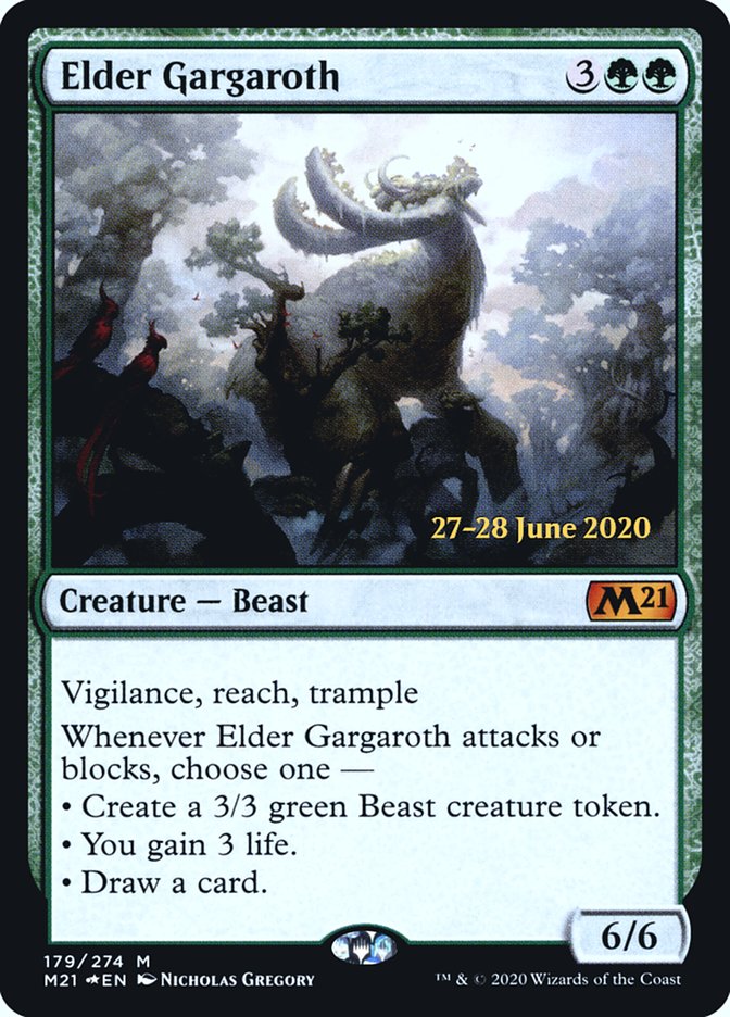 Elder Gargaroth  [Core Set 2021 Prerelease Promos] | Play N Trade Winnipeg