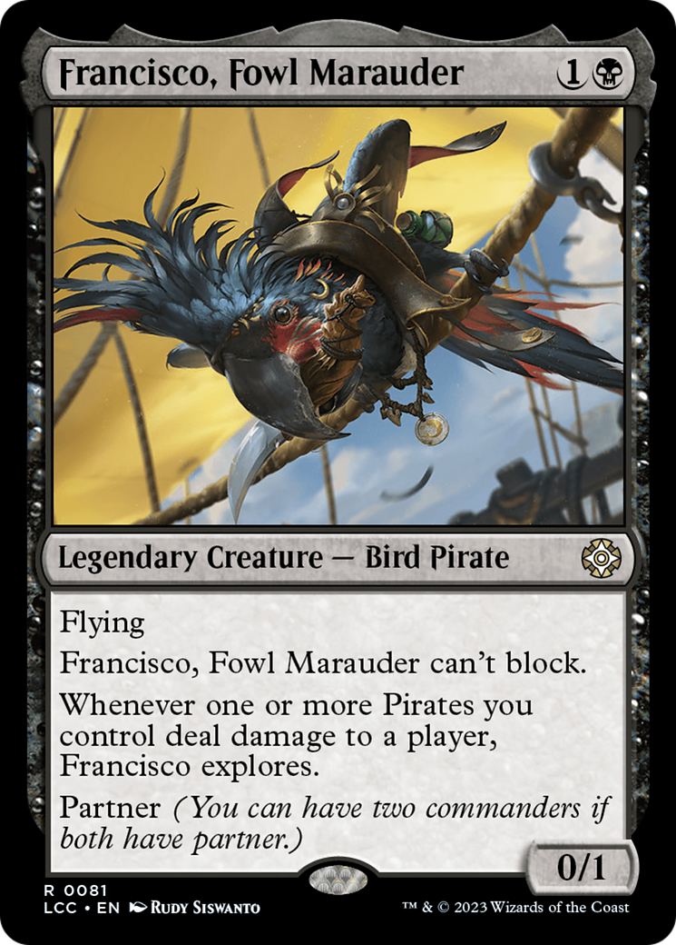 Francisco, Fowl Marauder [The Lost Caverns of Ixalan Commander] | Play N Trade Winnipeg