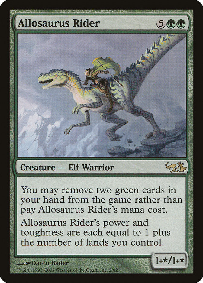 Allosaurus Rider [Duel Decks: Elves vs. Goblins] | Play N Trade Winnipeg