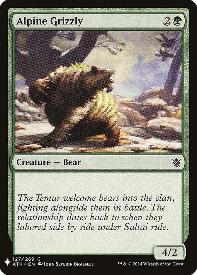 Alpine Grizzly [Mystery Booster] | Play N Trade Winnipeg