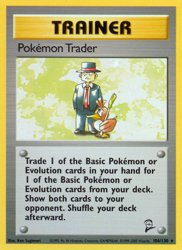 Pokemon Trader (106/130) [Base Set 2] | Play N Trade Winnipeg