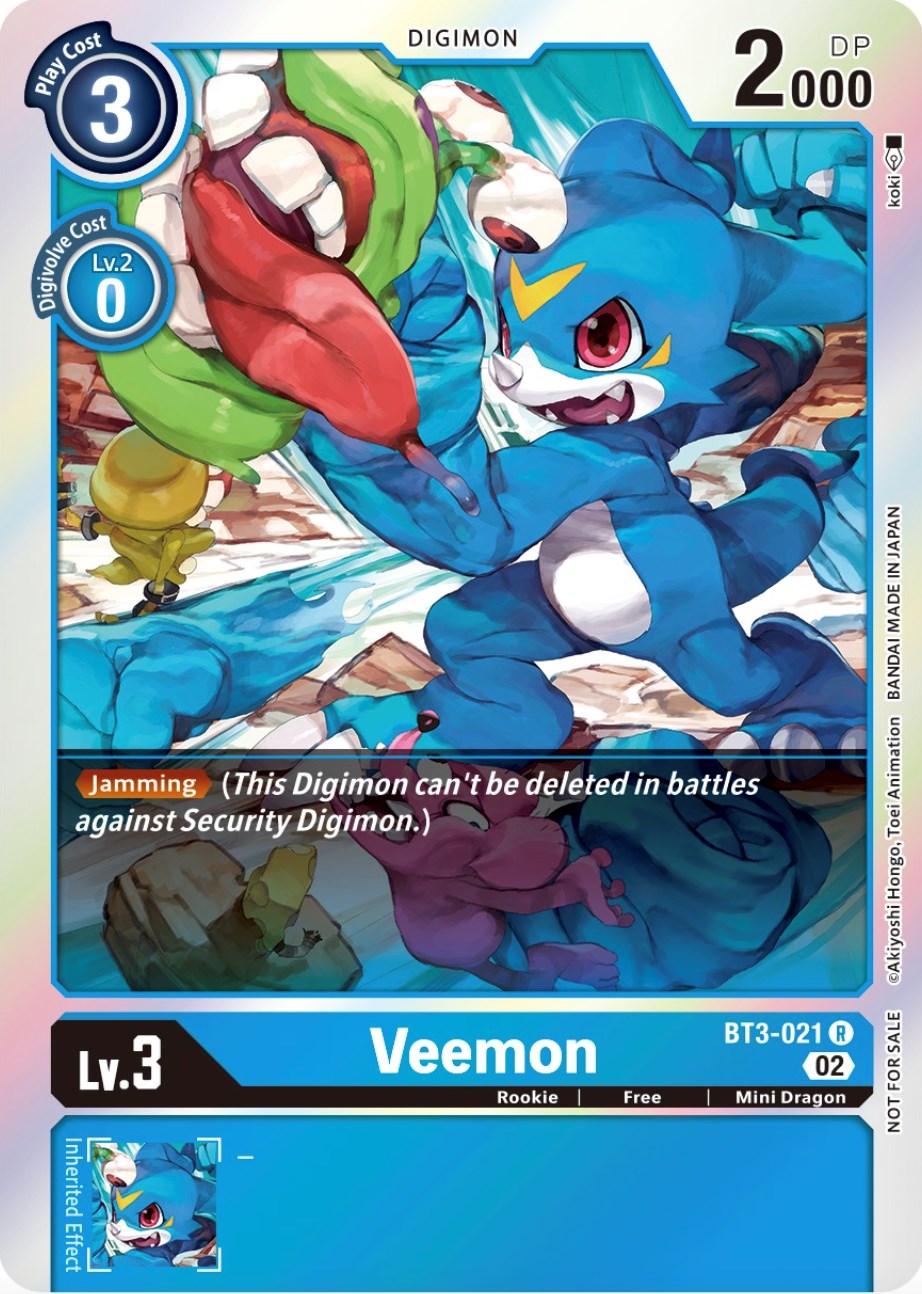 Veemon [BT3-021] (Official Tournament Pack Vol.8) [Release Special Booster Promos] | Play N Trade Winnipeg