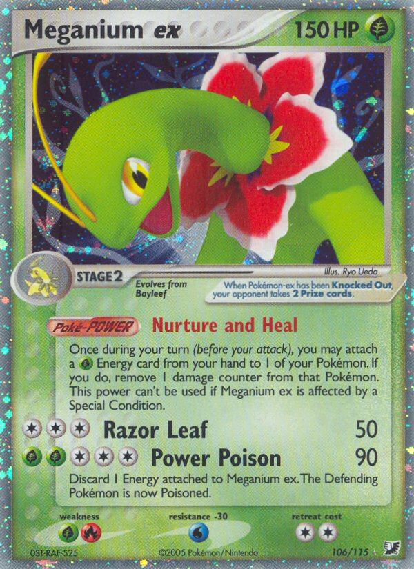 Meganium ex (106/115) [EX: Unseen Forces] | Play N Trade Winnipeg