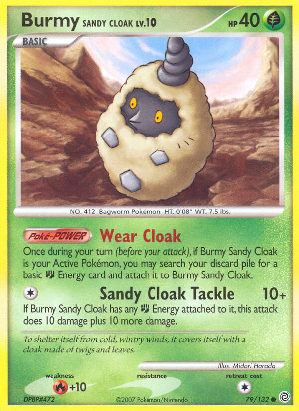 Burmy Sandy Cloak (79/132) [Diamond & Pearl: Secret Wonders] | Play N Trade Winnipeg