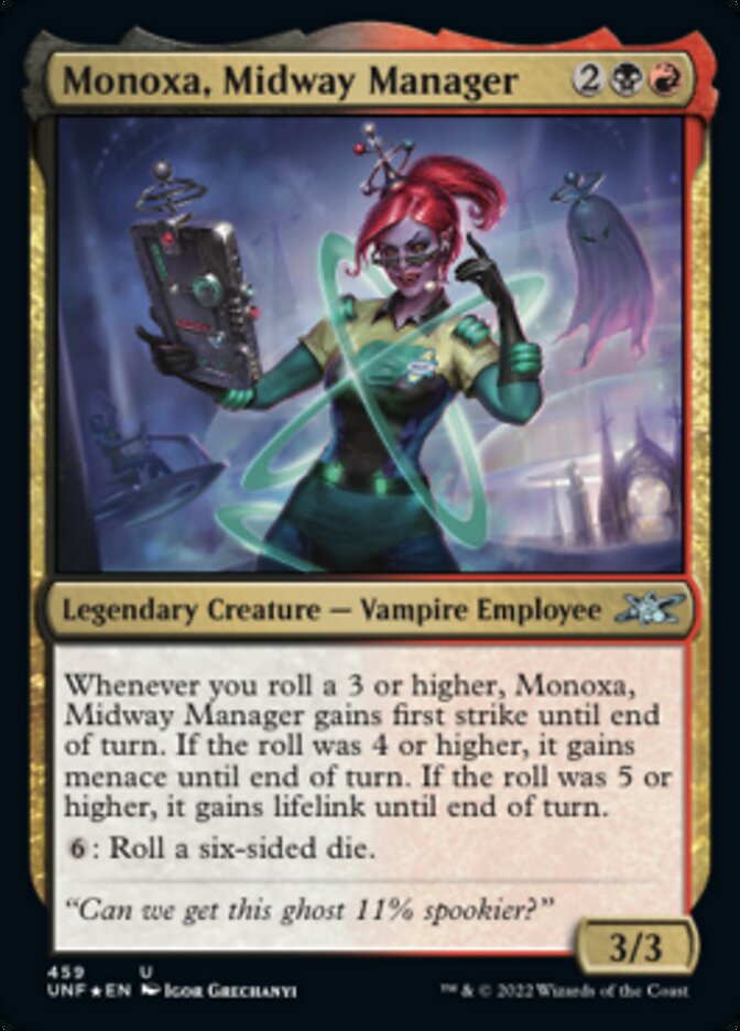 Monoxa, Midway Manager (Galaxy Foil) [Unfinity] | Play N Trade Winnipeg